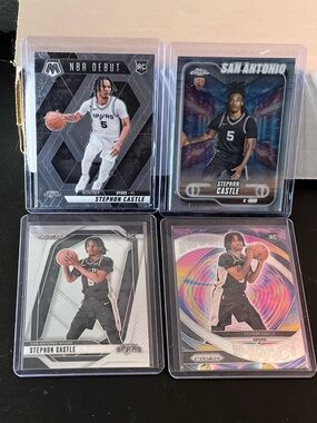 Lot of 4 Stephon Castle Rookies
